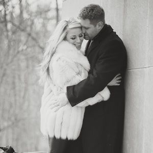 Natural Blue Fox Fur Coat